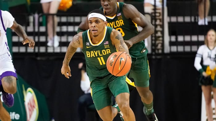 Baylor guard James Akinjo